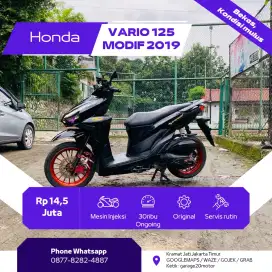 Honda Vario 125cc modif pgm_Fi Tahun 2019