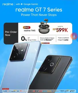 ORDER SEKARANG JUGA REALME GT 7 5G RAM 12/256.BATERAI 7000MAH.