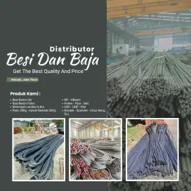 Jual besi beton polos dan ulir SNI murah