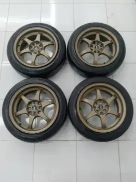 4 VELG SSR R16 DOUBLE PCD + BAN