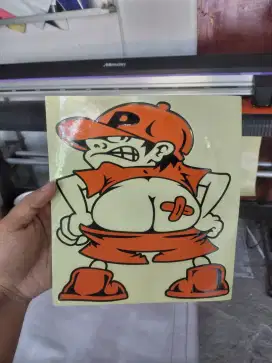 Cutting sticker