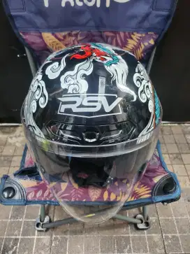 Dijual helm half face RSV size XL, like new