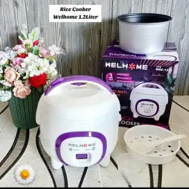 Rice cooker 1,2 liter 3 in 1 multifungsi