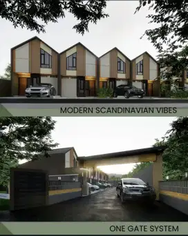 Rumah baru di cluster DP 0%, Pondok Benda Pamulang harga 700jtan