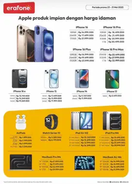 Cicilan Iphone tanpa kartu kredit cukup ktp saja proses 5 menit
