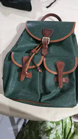 Tas Backpack Kulit Made In Italy