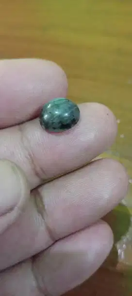 Batu cincin mustika black sapphire temuan goa Selarong