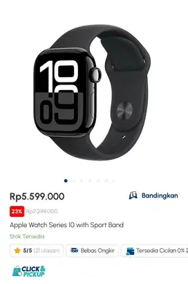 Apple Watch Series 10 with Sport Band