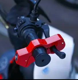 Gembok Stang Rem Sepeda Motor Sepeda Listrik Anti Maling - warna Biru