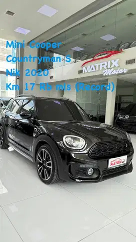 Mini Coope Countryman S Nik 2020 Black  Siap Pakai