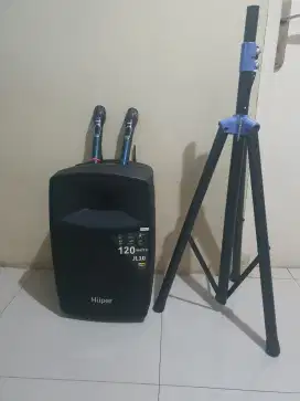 Speker karaoke wireles merk huper ( jl10 ) 15 inc