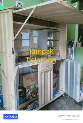 DIJUAL GEROBAK ( CONTAINER & ROMBONG USAHA