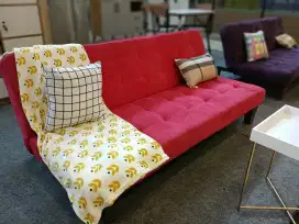 Obral murah sofa fabric beludru turun harga