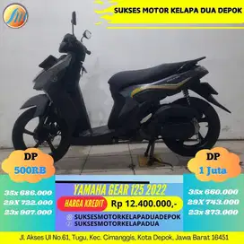 YAMAHA GEAR 125 2022 CASH/KREDIT DP MURAH CUMA 500RB