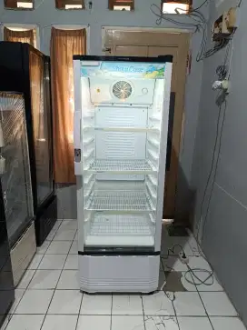 Polytron show case 4 tahap 200 liter mulus ori