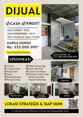 RUMAH MURAH GARUT SIAP HUNI