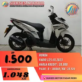 HONDA VARIO 125 ISS TAHUN 2023 BERGARANSI, SIAP PAKAI, MESIN HALUS