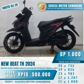 BAYAR DP SETEALAH TERIMA UNIT NEW BEAT 2024