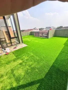 Jual eceran rumput sintetis anti UV bisa COD
