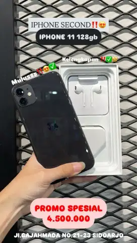 iPhone 11 128Gb (Preloved)