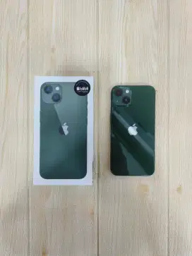 ( Second ) IPhone 13 128GB - Green | Resmi | Fullset