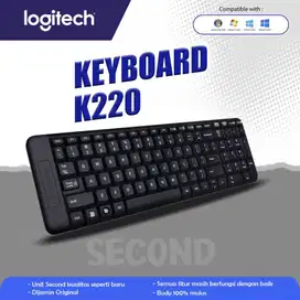 Keyboard Wireless Logitech K220 Second