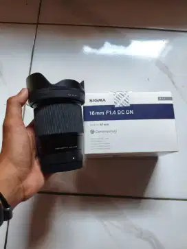 Lensa Sigma 16mm F1.4 For sony APSC
