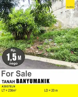 DIJUAL TANAH DI BANYUMANIK A3937