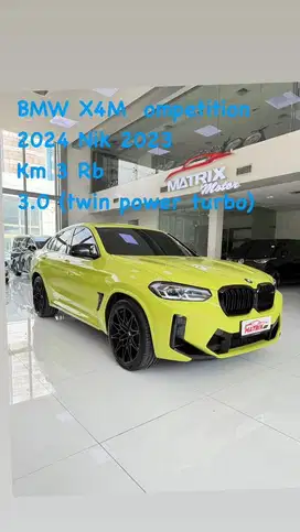 BMW X4M  omoetition 2024 Nik23 Yellow on black siap pakai
