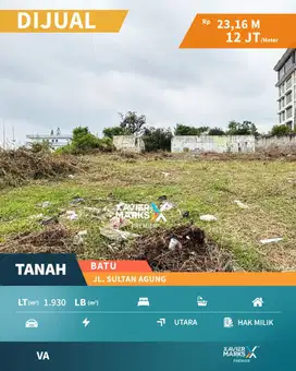 Butuh Cepat Laku Dijual Tanah Komersial Strategis di Poros Utama Batu