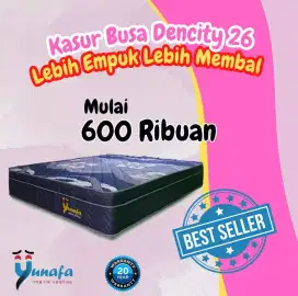 Kasur busa YUNAFA anti kempes garansi 20 tahun