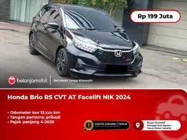 [ PAJAK PANJANG ] Honda Brio RS CVT AT Facelift Hitam 2024/2025