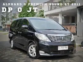 DP 0 RUPIAH | Alphard G Premium Sound AT 2011 Hitam