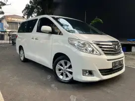 TANPA DP! TOYOTA ALPHARD 2.4 X 2012 PUTIH