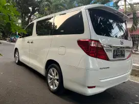 TANPA DP! TOYOTA ALPHARD 2.4 X 2012 PUTIH