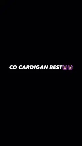 CARDIGAN BKK NEW