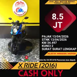 YAMAHA X RIDE TH 2016 PAJAK ON PLAT JAKSEL BISA  BAYAR VIA C/PAYLATER