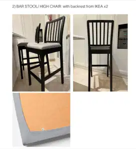 Bar stool/ High Chair