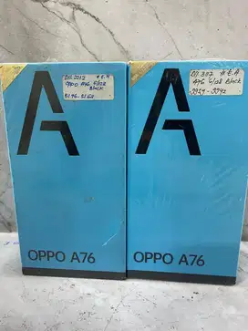 Di jual Hp Oppo A76 6/128Gb Warna Black New Garansi 3 Bulan