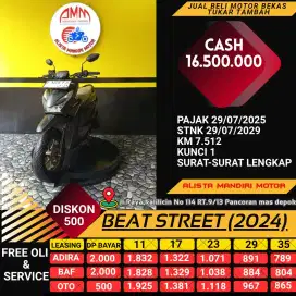 HONDA BEAT STREET TH 2024 PLAT F BOGOR PAJAK ONKREDIT DP 500 AN