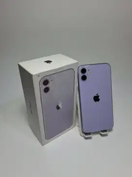 Apple iPhone 11 ungu mulus lengkap tuker tambah