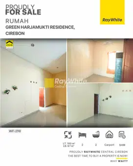 Jual Rumah Modern Minimalis SHM di Green Harjamukti Residence, Cirebon
