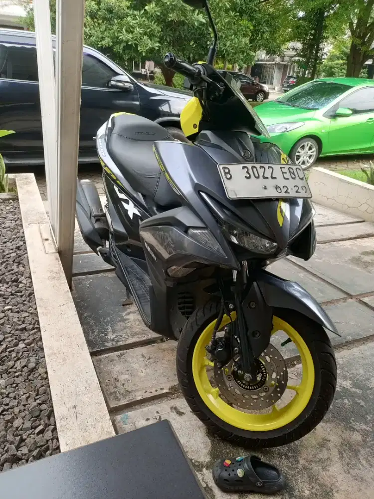 Aerox 155 2019 abu - motor siap pakai, surat lengkap, siap pakai