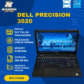 Core i5 Nvidia 16GB Laptop Dell Precision 3520 Touch Desain Render