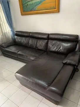 Sofa Casamia Italian leather genuine ( kulit sapi )
