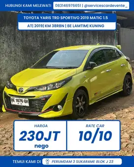 yaris trd sportivo 2019 1.5 A/T