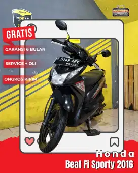 HONDA BEAT FI SPORTY TAHUN 2016 Rendi
