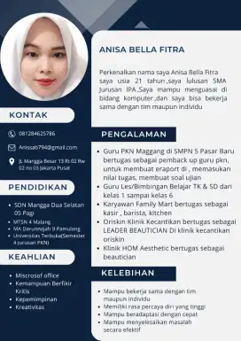 Info loker daerah jakarta