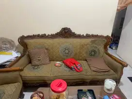 Fullset sofa jati second