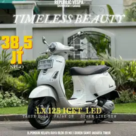 Piaggio Vespa LX 125 IGET LED Th 2024 Warna WHITE INNOCENZA